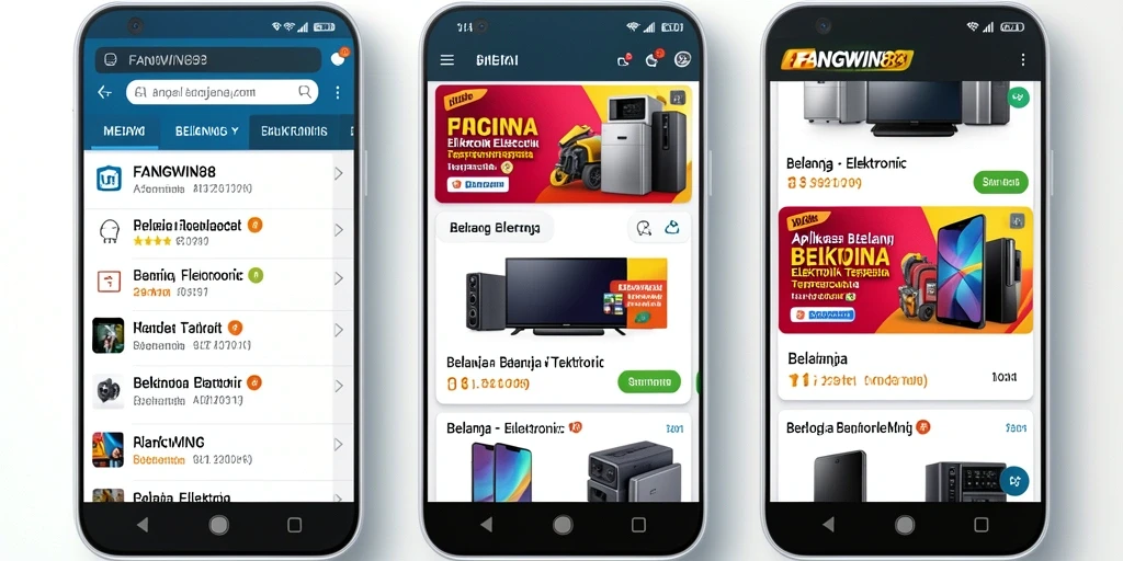 Tampilan antarmuka pengguna FANGWIN88 yang modern dan menarik.