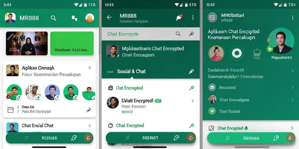 Tampilan antarmuka aplikasi MR888 yang aman dan user-friendly.