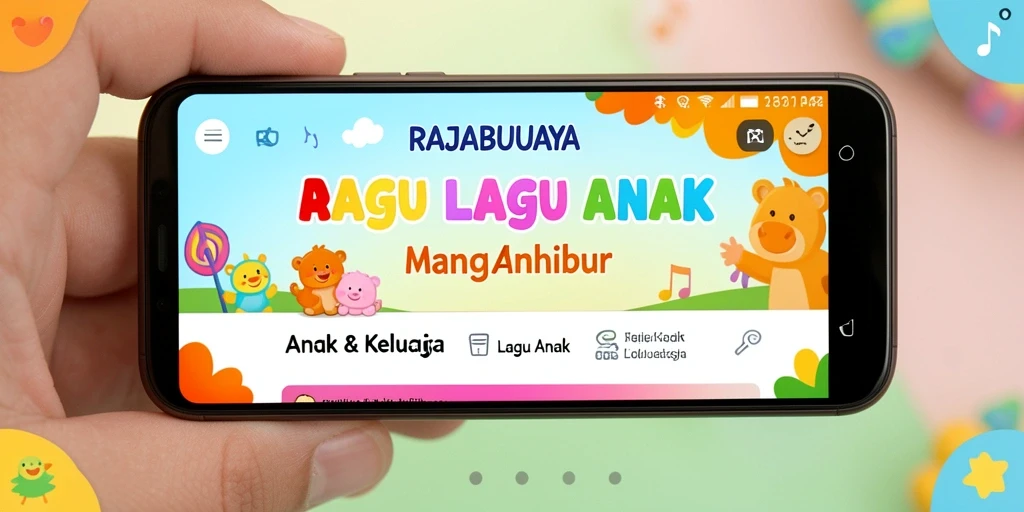 Antarmuka aplikasi RAJABUAYA yang ceria dan interaktif.